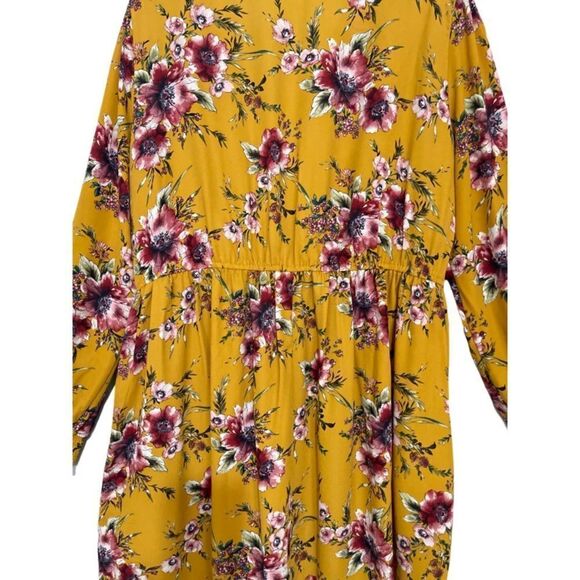 Xhilaration V-Neck Long Sleeve Dress   - Picture 5 of 10